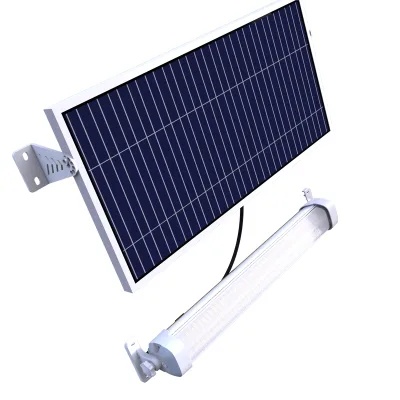 Outdoor High Waterproof Level Solar Carport Light Bus Stop Solar Batten Lamp Indoor and Outdoor Solar Power Warehouse Lamp