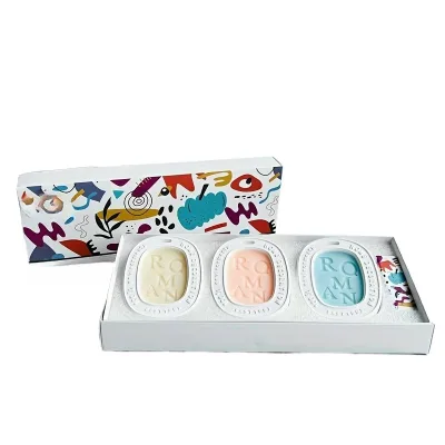 Promotional Long-Lasting Fragrance 3-Piece Scented Wax Tablets Set Gift Closets Home Decor