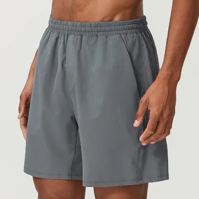 Quick-Drying Tennis & Running Sports Shorts Breathable Elastic Waistband Fitness Exercise Shorts Side Pockets Active Bottoms