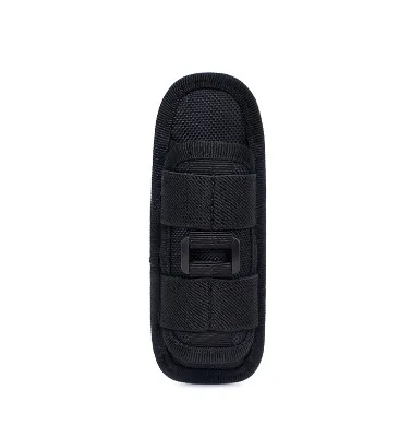 Tactical 360° Rotating Flashlight Pouch MOLLE/Belt-Mount Torch Holster Molle-Compatible Battle Belt Pouch