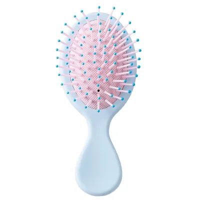 Candy Color Small Wet Hair Travel Detangling Mini Hair Brush for Children Airbag Massage Portable Baby Hair Brush