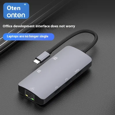 Notebook Computer Expander Dock with Type-C HDMI USB 3.0 Rechargeable iPad & Mobile Phone 4K Portable Dock in Stock!