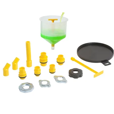 Factory Antifreeze Coolant Spill Coolant Funnel Kit Spill Proof Radiator Funnel Bleeder with Adapters
