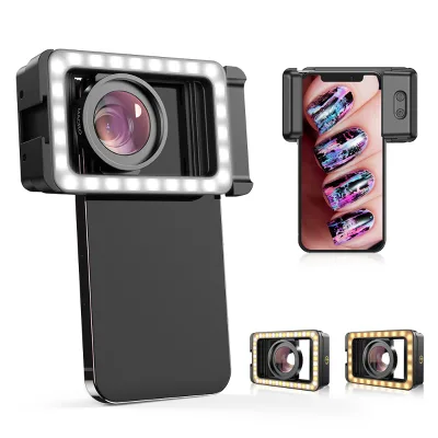 Apexel High Quality Makeup 15X Macro Fill Light Set Beauty Micro Shooting for Eyelashes and Nailsor