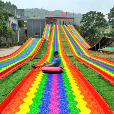 Customized Sizes Can Be Assembled at Will to Create Exciting Fun and Colorful rainbow Slides