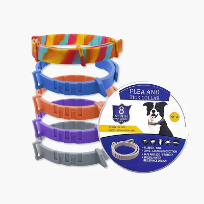 Flea & Tick Silicone Luxury Collar for Dogs Over 18 Lbs. Eco-Friendly Vet-Recommended Treatment & Prevention 8 Month Protection