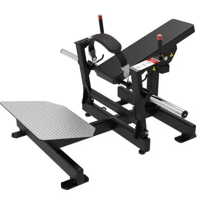 TZ-5109 Glute Drive TZ FITNESS Plate Loaded Angled Thrust Motion Padded Hip Rest Maximizes Glute Activation Hypertrophy