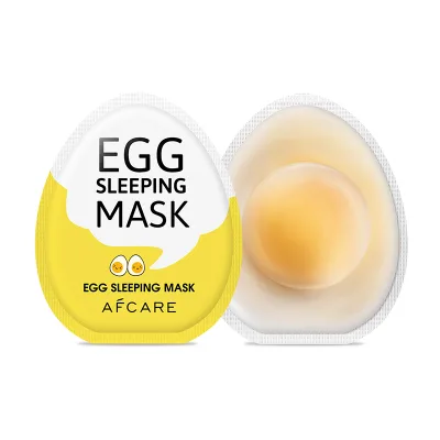 Custom LOGO Egg Facial Mask Sulfate-Free Moisturizing Smoothing Vitamin C Sodium Hyaluronate Mask Cream Glycerin Revitalizing