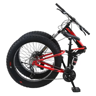 Aniioki Folding Electric Bike for Adults Electric 26 Inch Folding Bike Folding Bike Passenger Seat Apollo