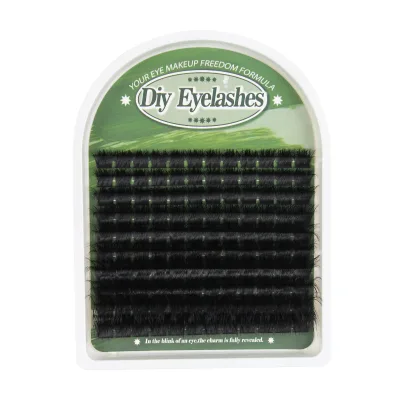 New Style High-Quality 140pcs DIY Lash Wispy Lash Clusters Manga Eyelash Clusters 8-16MM D Curl Fairy Cluster Eyelash Extensions