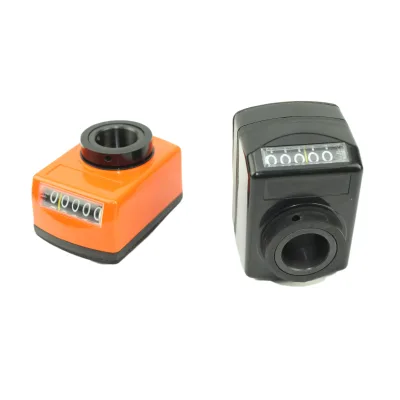 Mechanical Counter Rotary Drive Industrial Totalizing Counter 0-99999 Orange Black Housing for CNC Lathe Textile Machine
