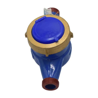 Outdoor Grade Cast Iron Multi Jet Water Meter 15mm Mechanical Meter Adapt Variable Raw Tap Water Quality