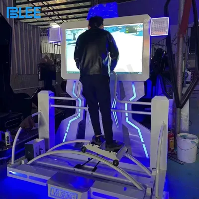 Guangzhou BLEE Amusement Park Simulator 9d Skiing Game Machine Sports Fitness Entertainment VR Ski Machine