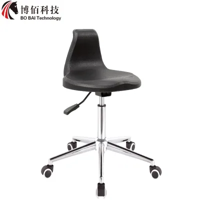 Excellent Quality PU Leather Modem Lab Chairs,Rotated Black Training Stools,Office Stool for Salon Tattoo Studio Bar,Workshop