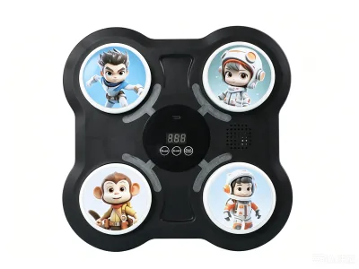 Children's Gift- Music Boxing Machine Safe & Eco-Friendly Reaction Training with Punching Bags & Sand Bags