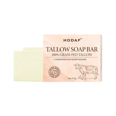 Handmade Grass-Fed Beef Tallow Soap Bar for Soft and Naturally Smooth Skin