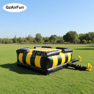 High Quality GZAIRFUN Inflatable Rescue Mat & Commercial Stunt Jump Airbag PVC Material Easy Setup Square Design