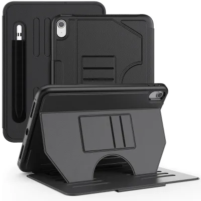 Wholesale Scratch Resistant Business Leather Case Cover for iPad 10.2 7 8 9th Gen Stand Coque With Pencil Slot Wallet