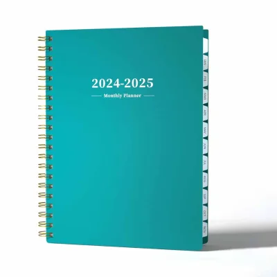 2026-2027 Two-Year Monthly Spiral Bound Hardcover Student Daily Planner with for Paper Boxed
