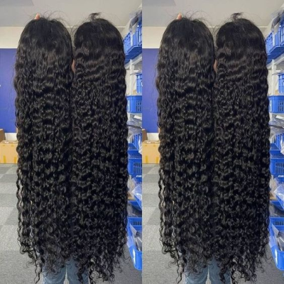 13x6 Pre Plucked Full Lace Frontal Wigs for Black Women, Loose Deep Curly 360 Lace Wigs Vendor ,Transparent Hd Lace Front Wigs