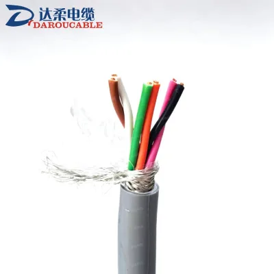 Shielded Flexible Cable Drag Chain Cable Multi Core Control Cable High Flex Cable Shielded Servo Cable Darou