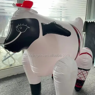 Custom PVC Farm Animal Toy Inflatable Blow up Sheep for Fun Pool Birthday Decorations Beach Yard Novelty Party