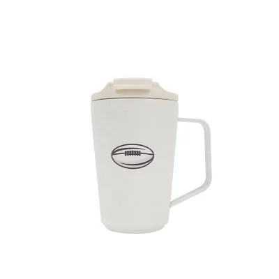 Sublimation 304 Stainless Steel Vacuum Insulated Coffee Mug / Tumbler Custom Logo Camping Use 12-24hrs Thermal Hand Grip Design