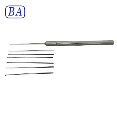 Medical Otoscope Instruments Ear Micro Cerumen Hook Surgic Instrument
