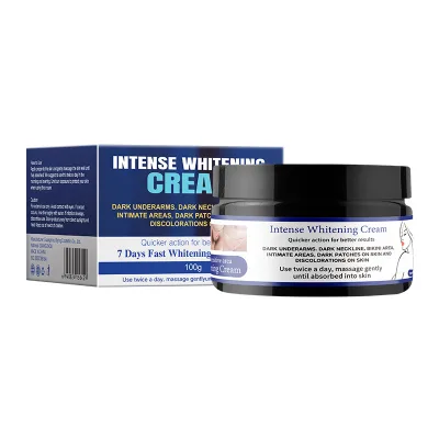 Intense Whitening Cream Private Label OEM Dark Spots Eraser Spotless Skin Underarm Bikini Inner Thigh Lightening Cream