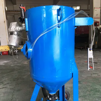 Air Compressor Wet and Dry Sandblaster Vacuum Sand Blasting Machine 300l