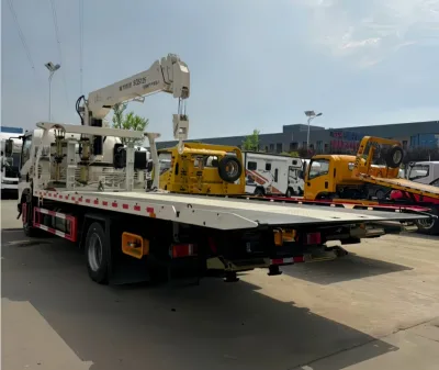 OEM/ODM Service: 5-ton Straight Boom Wrecker Truck, Sinotruk Howo 4x2 Medium-sized Rescue Vehicle with Winch