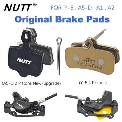 Bicycle Brake Pad Y-5 A5-D Ceramics 2 4 Pistons Hydraulic Disc Brake for MTB Electric E-Bike Scooter Caliper Parts