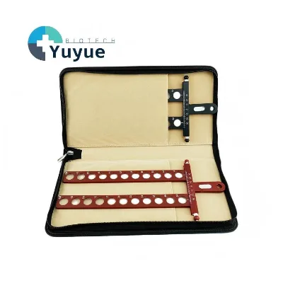 Adjustable Double Row Spherical Lens Bar Optical Screening Tool Plus Minus Power Option With Storage Bag
