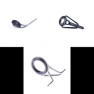 Fishing Casting Ultra Light Rod Guides Set Plastic High Gloss Ceramic Rings Fishing Rod Guides Ring