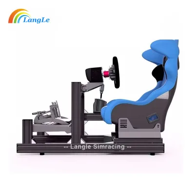 40 Aluminum Profile Indoor Racing Simulator Bracket Seat VR/AR/MR Compatible with Various Direct Drive Base Car Gear Games