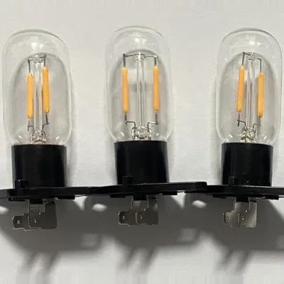 220V 1W 2W Microwave Lamp T22 T25 Led Refrigerator Bulb T25 Oven Bulb Led Mini Light Bulb with Lamp Holder
