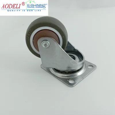 AODELI Universal Swivel Plate Mini Caster Heavy Duty PP Industrial Wheel for Trolley Furniture Best Selling