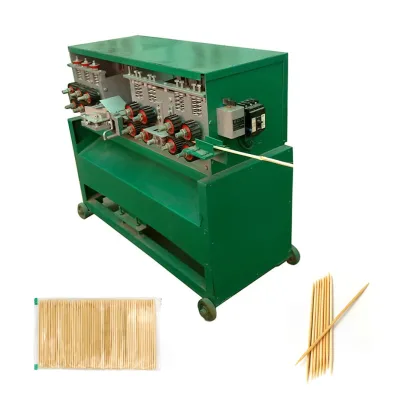 Wood Broom Stick Making Machine Round Rod Milling Machine Toothpick Machine