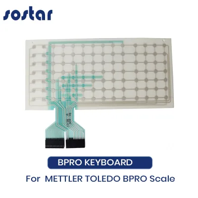 100% New English Keyboard Version Overlay for Mettler Toldeo Bpro Label Scale Balance Key Sheet Internal Circuitry Keypad