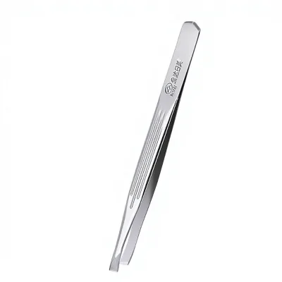 Jinda Ri Beauty Eyebrow Tweezers Lash Extension & Blackhead/Beard Trimming Stainless Steel Slant Tip Household