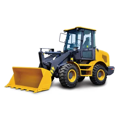 MAXIZM China Small Mining Mini Wheel Loader Lw200K Side Unloading Bucket Tractor Front Loader 2.1m Capacity Low Fuel