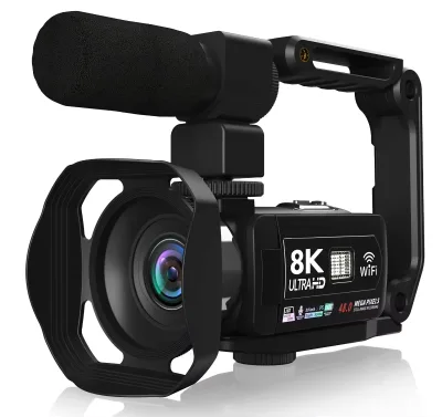 Full HD 8k Popular Video Camera 48MP WiFi Camcorder Digital 16X Zoom Streaming Auto Focus Cam