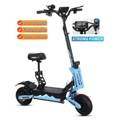 Factory Wholesale 5600w Fast Speed Electric Scooter Fold Scooter GT08 2 Wheels 11 Inch off Road Tire Adult Escooter Manufacturer