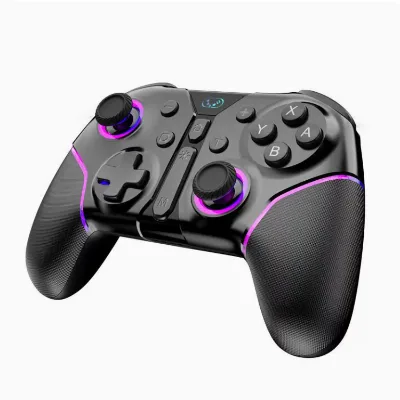 Wireless game joystick with six axis vibration controller for Nintendo Swtich/Android/iOS/PC multifunctional game controller