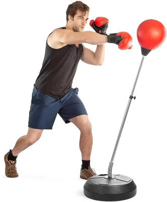 Inflatable Gym Fitness Water Sand Boxing Punching Bag for Kids and Adults