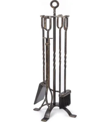 Decorative  Suitable Top Quality Wood Burning Fireplaces Offering Excellent Durability Metal Fire Tools Set for Long Term Use