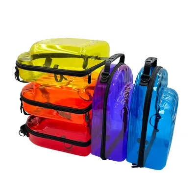 PVC EVA Transparent Waterproof Dustproof Hat Storage Box Can Hold 5-6 Hats Portable Customizable Custom Size