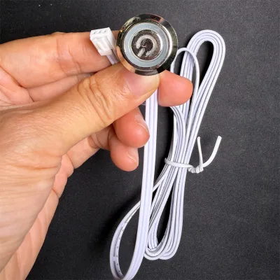 Smart Furniture Cabinet Touch Switch Recessed Round Mirror Light Touch Dimmer Switch on Off Sensor for Wardrobe Closet