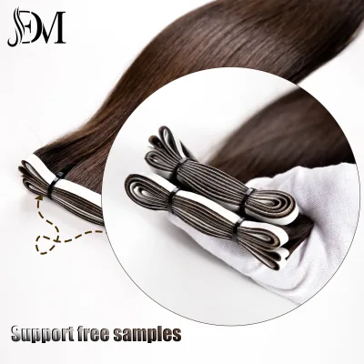 Dailme Natural Remy Russian Hair Extensions Invisible Tape in Human Hair Extension Double Drawn Invisible Tape Weft