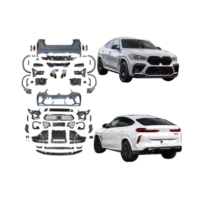 Body Kit for X6 G06 2018-2023y Upgrade to X6M F96 Style Front Rear Bumper Complete Auto Body Systems Car Exterior Parts